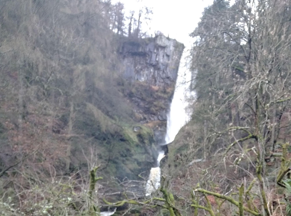 Llanrheadr Waterfall